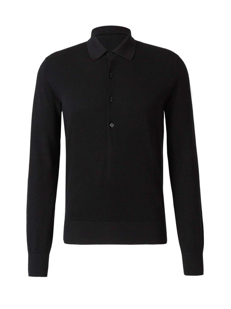 Tom ford long top sleeve polo shirt