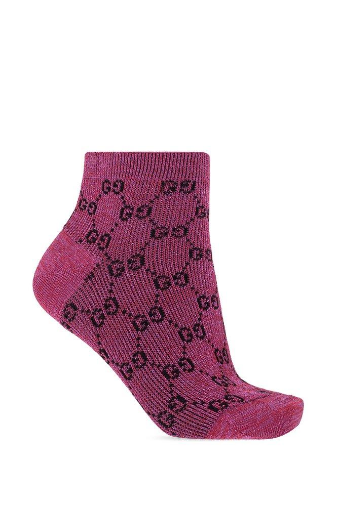 Gucci Socks With Monogram in Purple | Lyst