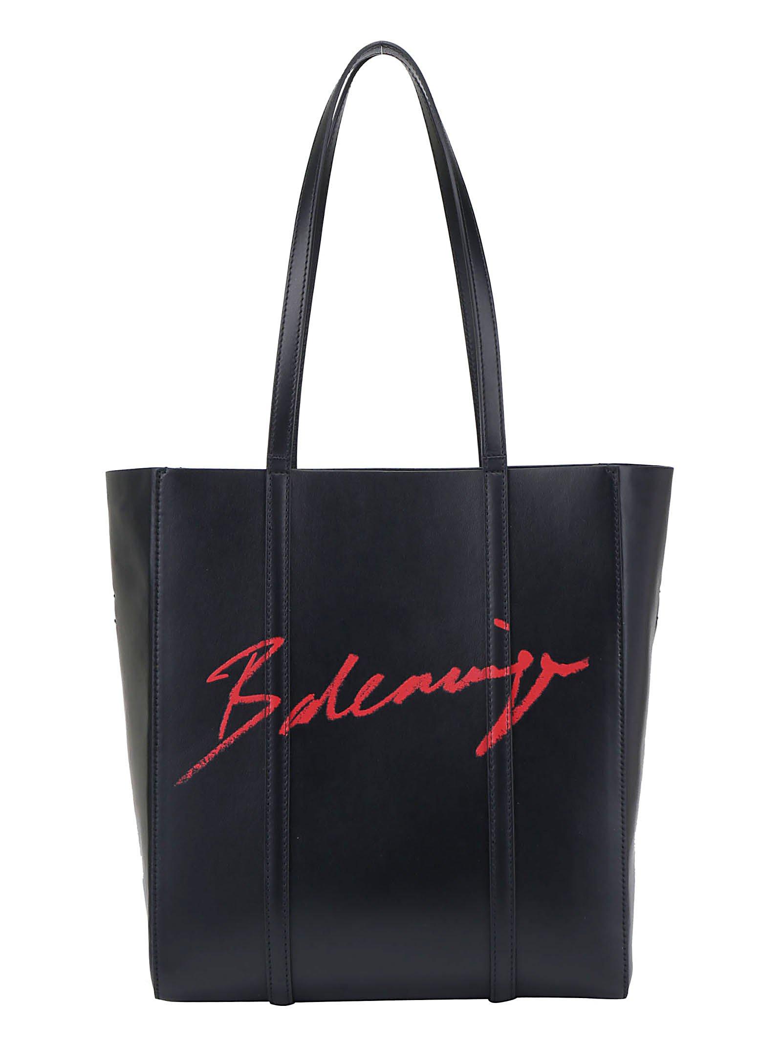 balenciaga logo handbag