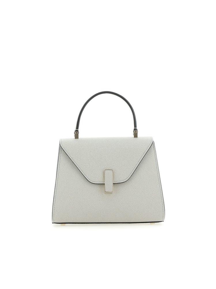 Valextra Iside Foldover Top Tote Bag in White | Lyst