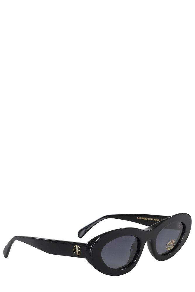 ★ANINE BING★ ブラック Roma サングラス Anine Bing Roma Cat-Eye Frame Sunglasses in Black | Lyst