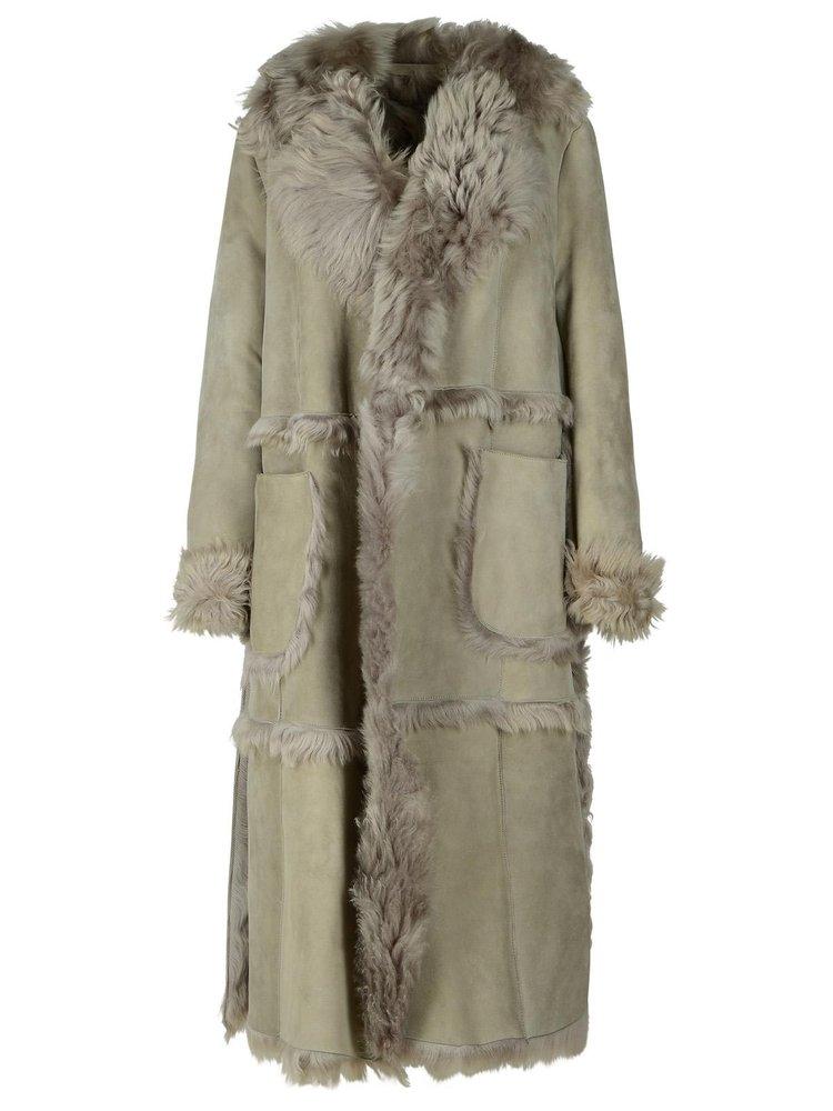 ムートン・ファーコート SALVATORE SANTORO Women Shearling 45015DCURLCAMEL Beige Salvatore Santoro Long coats and winter coats for Women