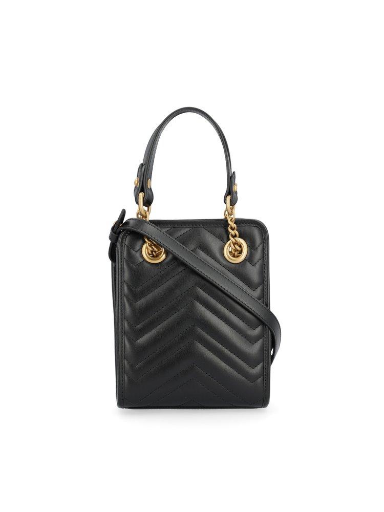 Gucci GG Marmont Mini Tote Bag in Black
