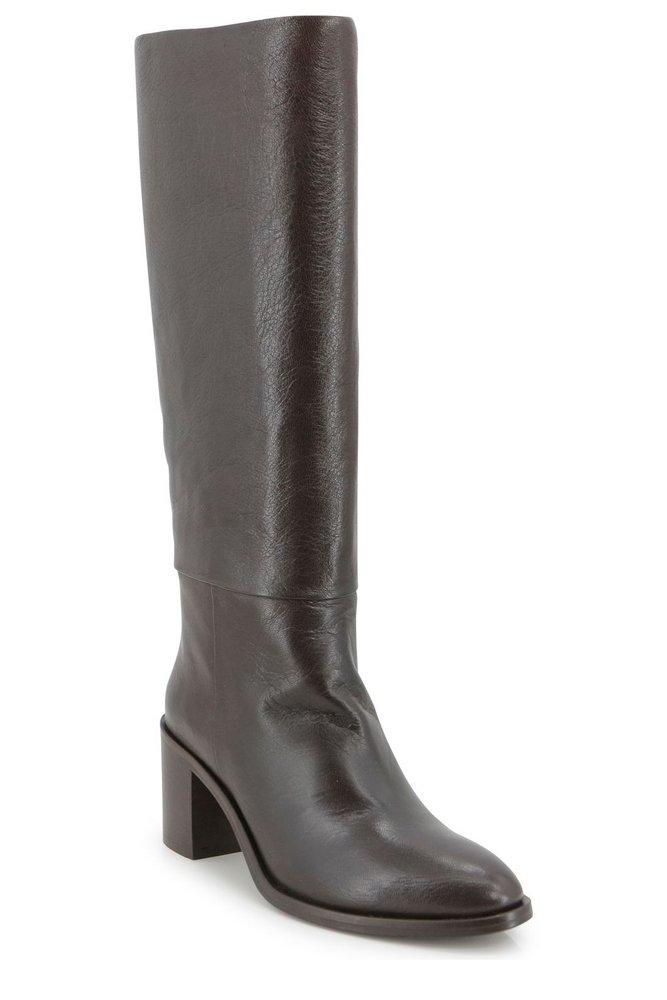 ミドルブーツ PAROSH Women Boots D060121RESHOE029 Brown P.a.r.o.s.h Knee High Boots | Editorialist