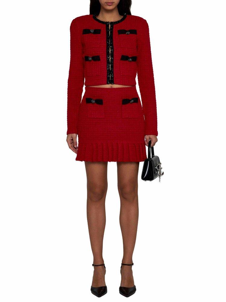 Self portrait red best sale sweater