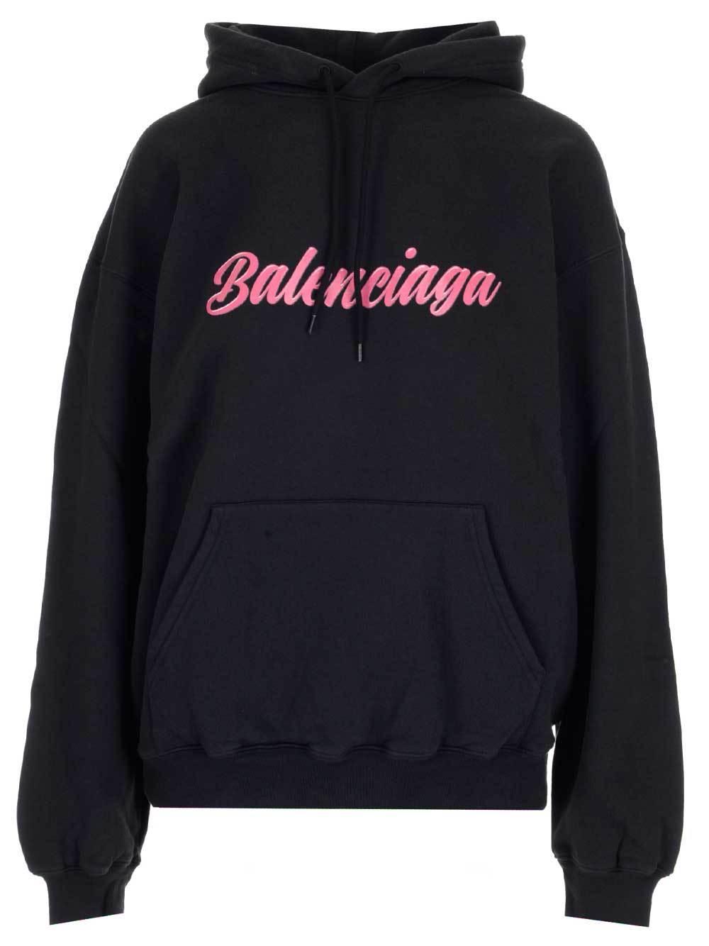 balenciaga printed hoodie