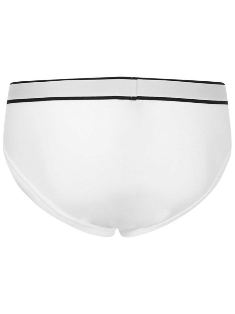 for Men Save 3% Balmain Cotton Logo Waistband Briefs in White Mens Underwear Balmain Underwear Black 
