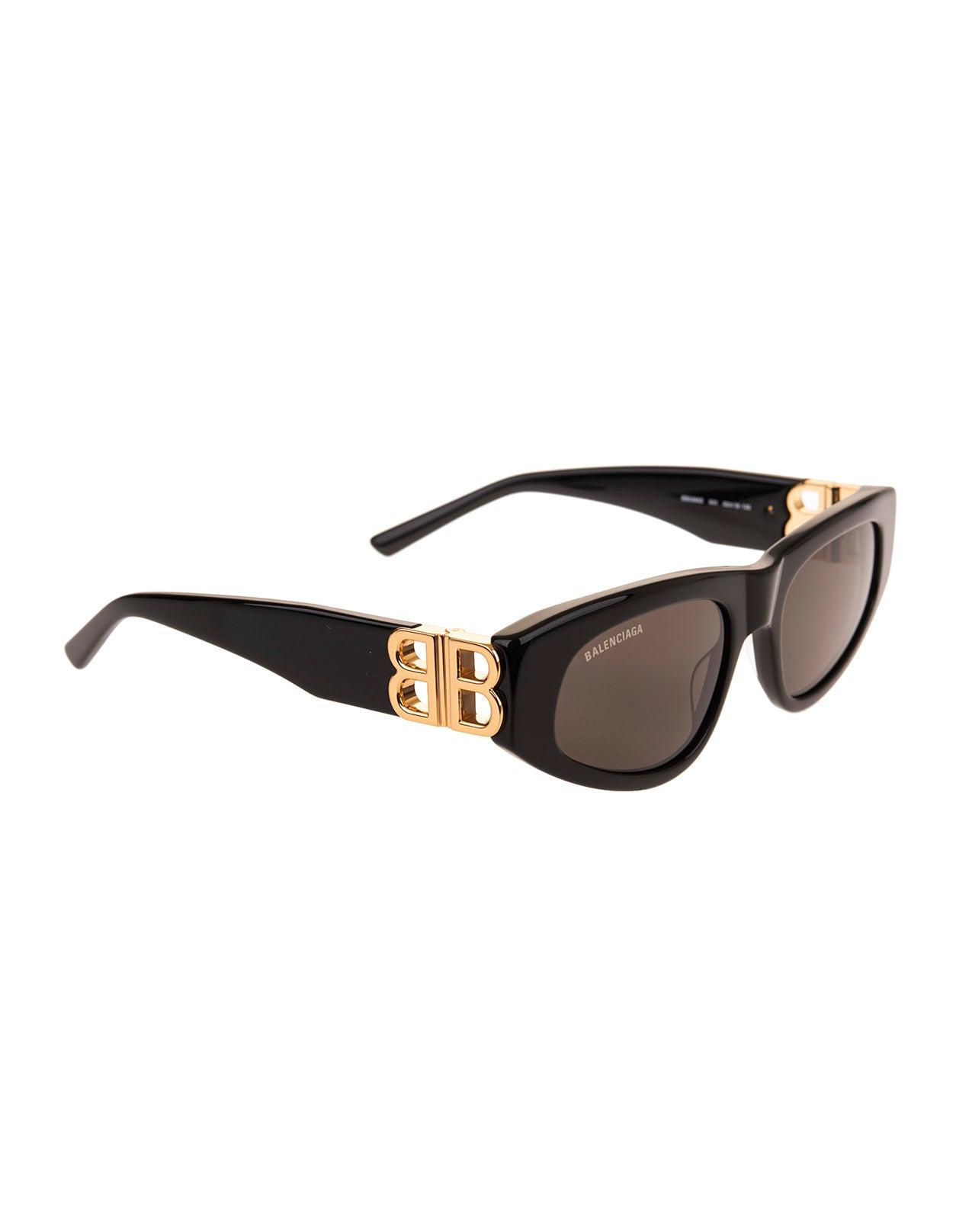 Balenciaga Dynasty D-frame Sunglasses in Black - Lyst