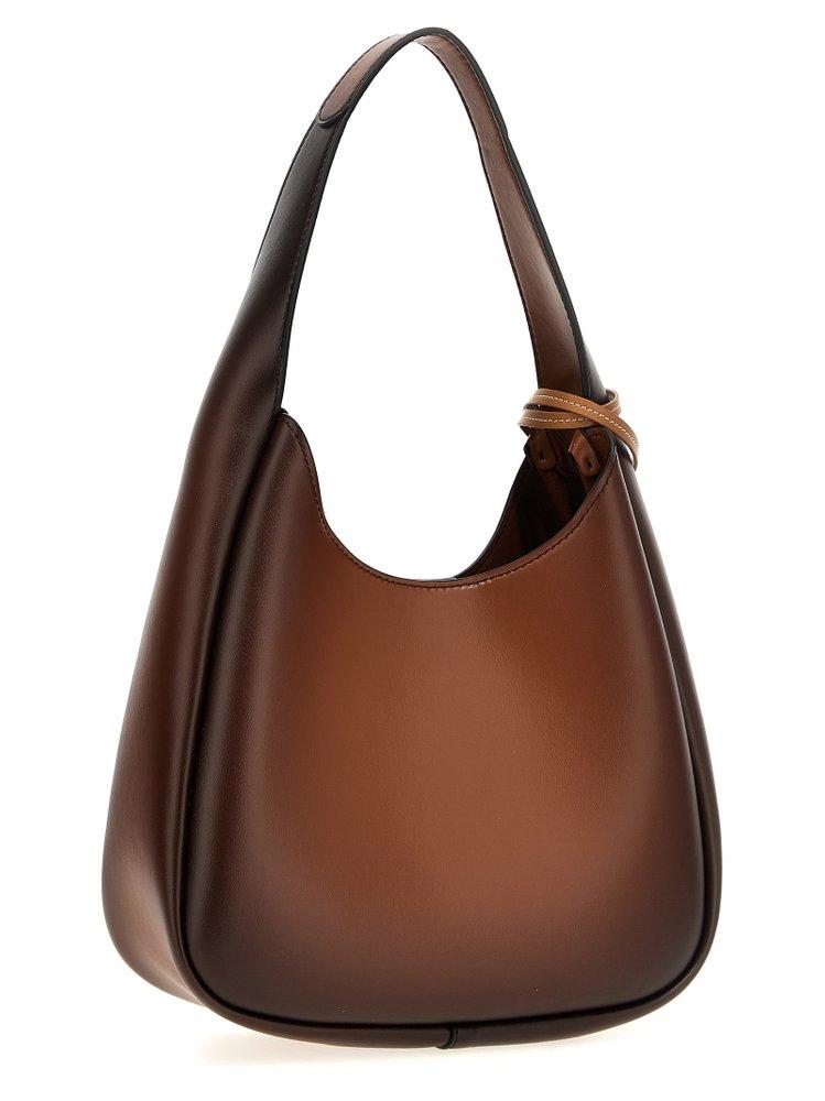 【Stella McCartney】Large Hobo Bag ブラウン Women Taupe Brown Logo Slouchy Hobo Tote Bag | Stella