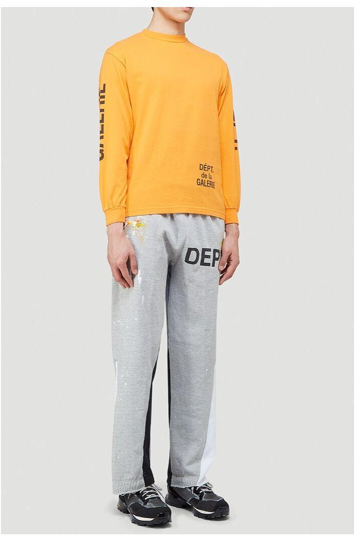 GALLERY DEPT. Logo Printed Flare Track Pants in Gray for Men | Lyst