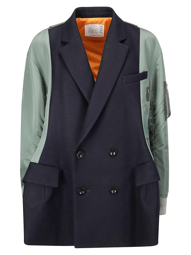 Sacai Double Breasted Jackets for Women | Lyst
