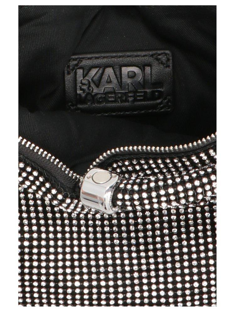 Karl Lagerfeld Karl Lagerfeld K/KRYSTAL TRIANGLE CLUTCH Bag - Stylemyle