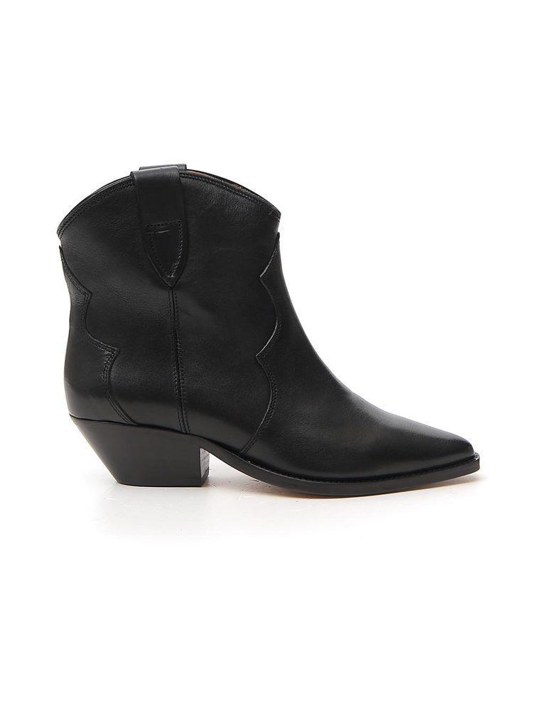 Isabel Marant Leather Dewina Cowboy Boots in Black Lyst