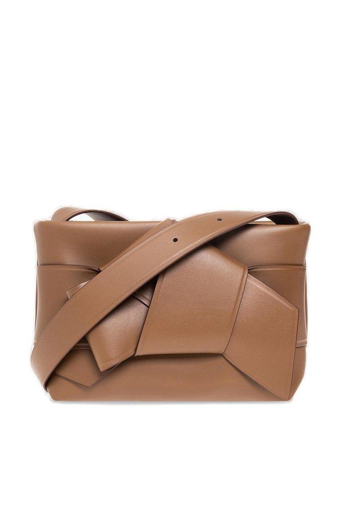 Acne Studios Musubi Leather Shoulder Bag in Brown Lyst