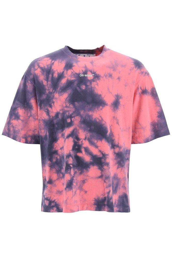 Tie Dye T-shirt Purple Pink Blue Mens Tee Hand Dyed 