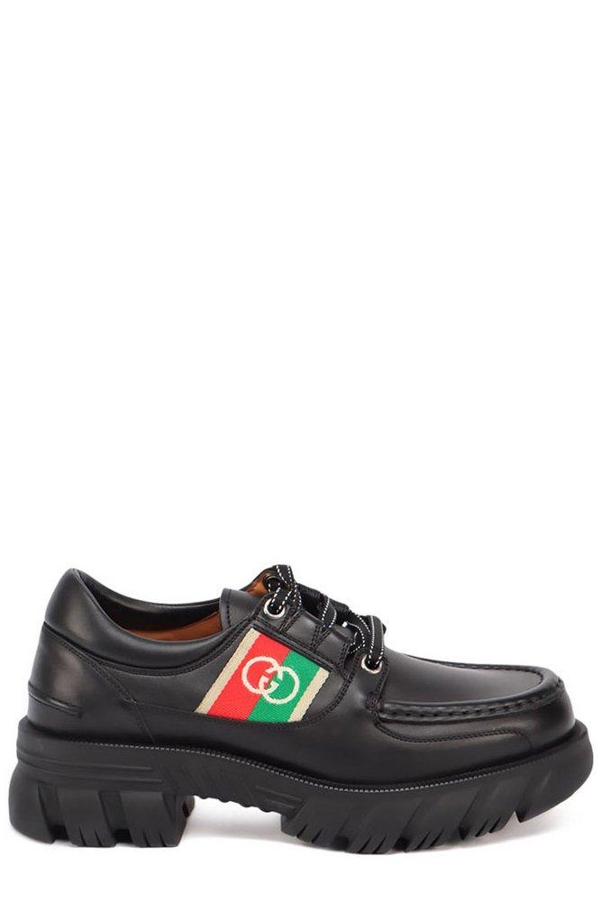Gucci GG Platform Lace-up Shoes in Black for Men | Lyst