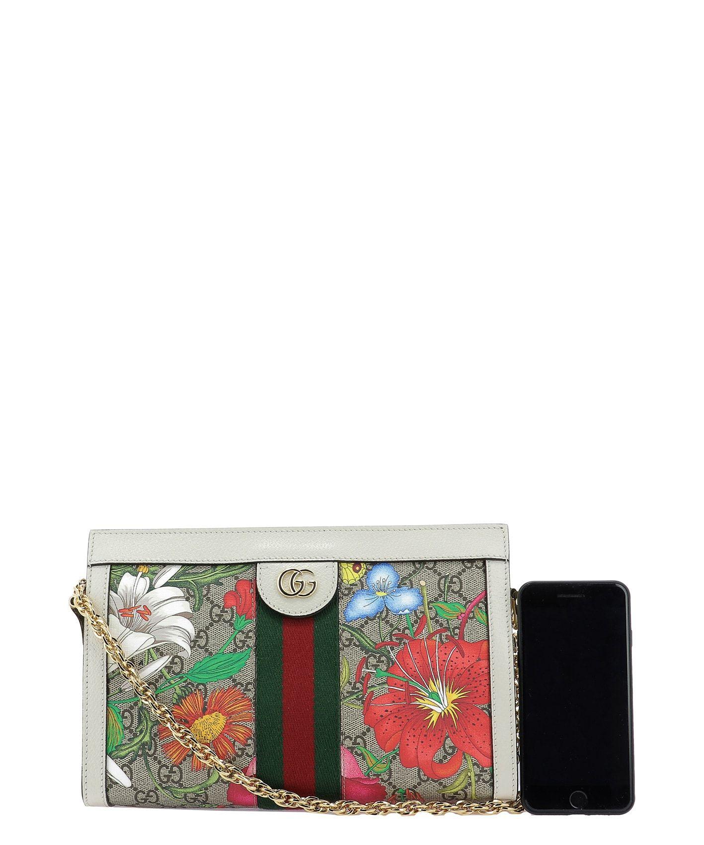 Gucci small ophidia gg flora shoulder bag hotsell