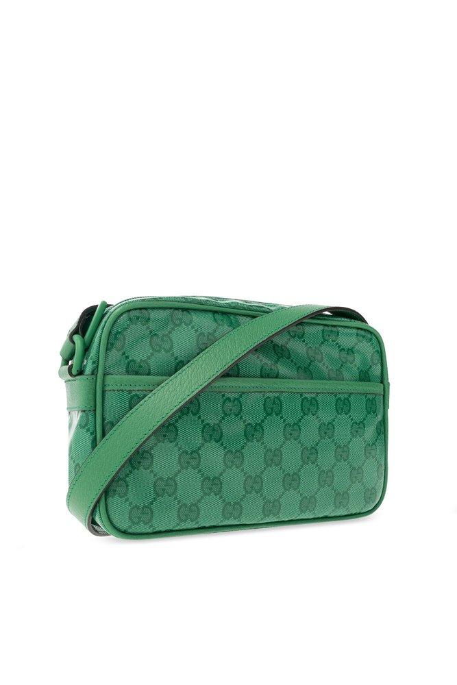Gucci Green Leather Small Interlocking G Shoulder Bag Gucci