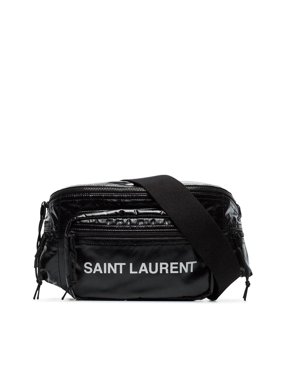 Saint Laurent Logo Printed Padded Belt Bag in Black for Men - Save 13% -  Lyst