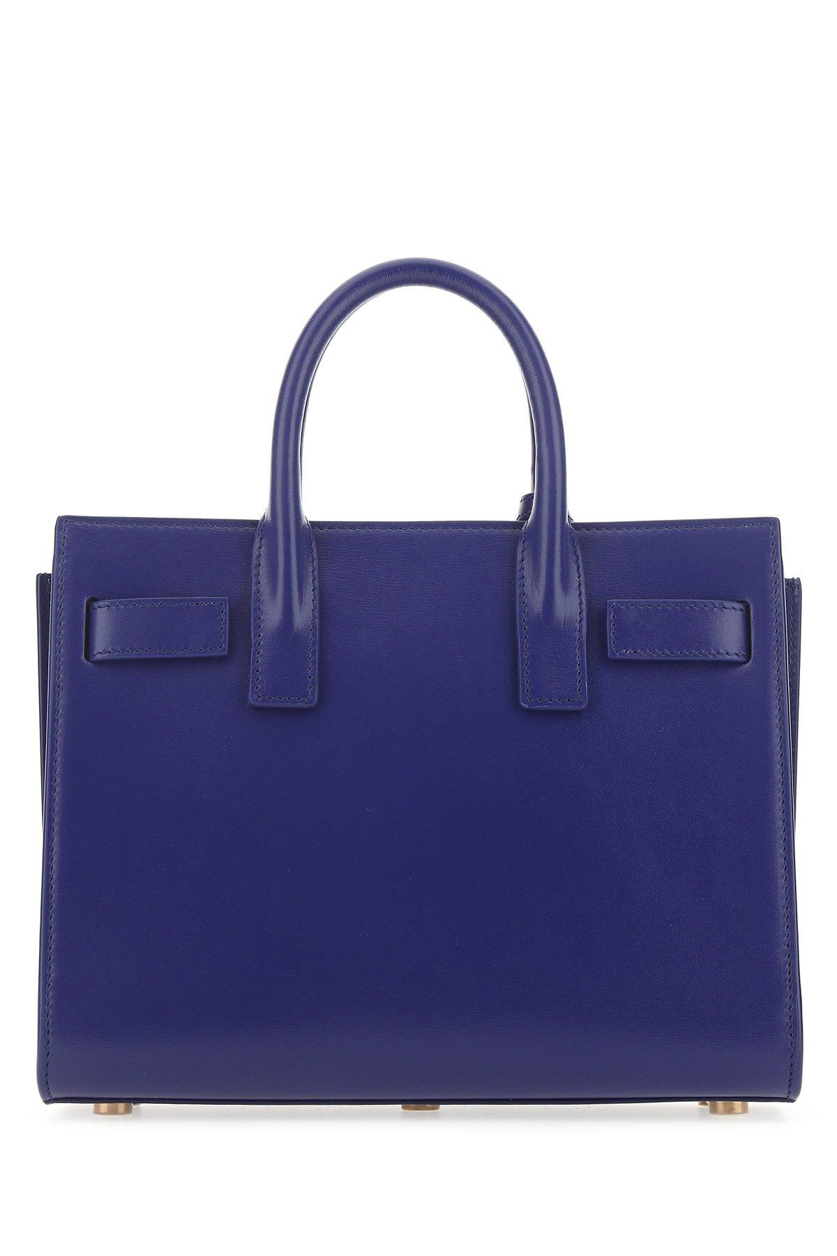Saint Laurent Sac De Jour Tote Bag in Blue Lyst