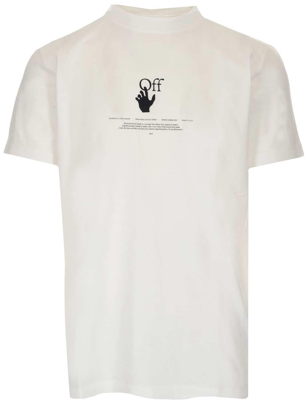 Graffiti Off-White in T-shirt Abloh Logo c/o Men Lyst Offf for Virgil White |