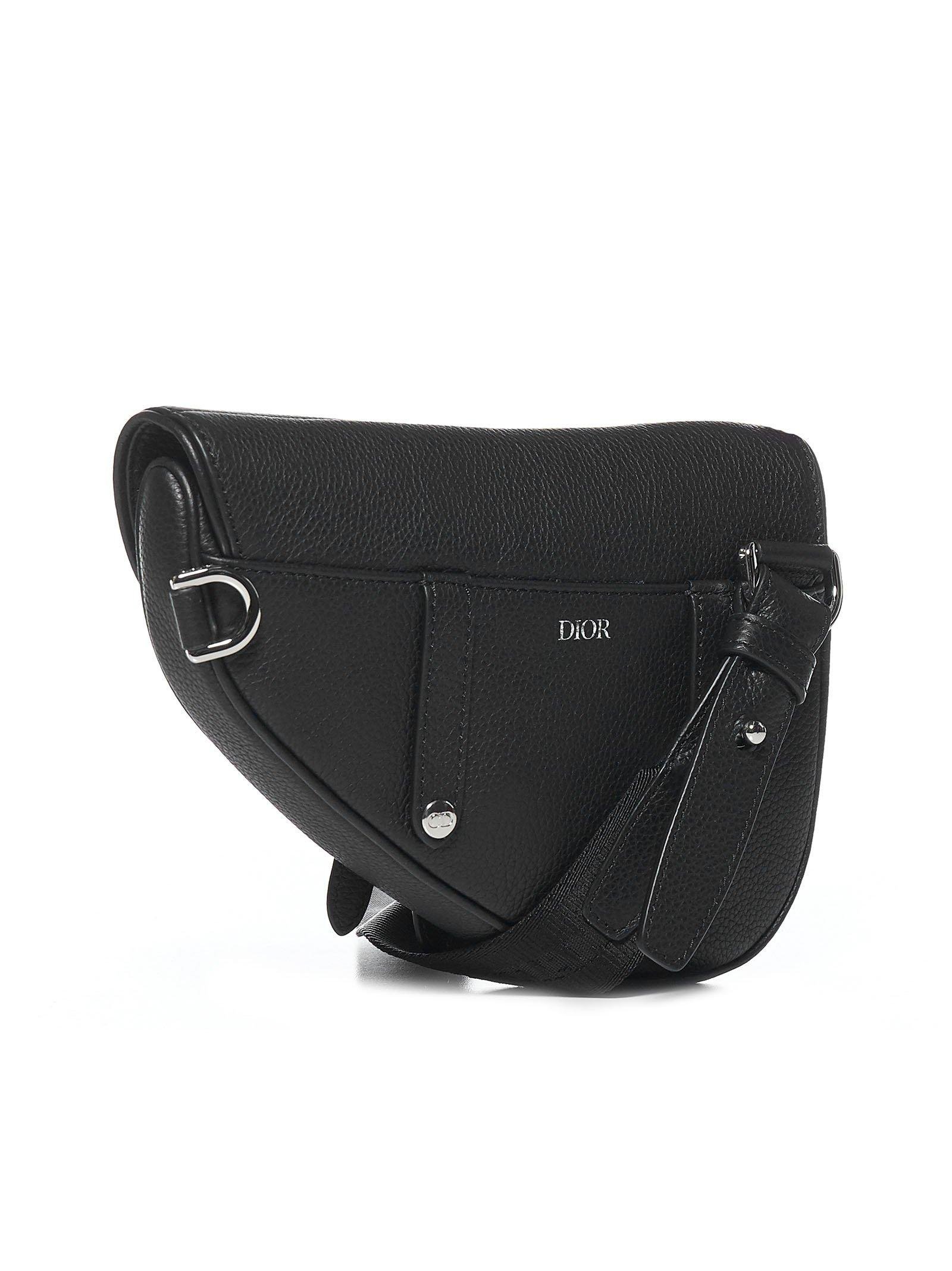 Mini Saddle Bag Black  Mens Dior Shoulder Bags ⋆ Rincondelamujer