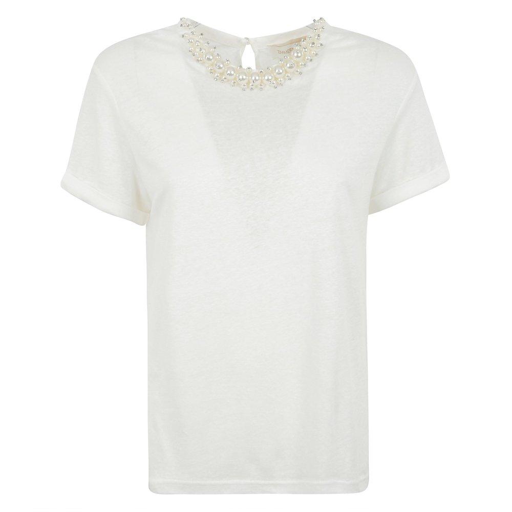 Tシャツ・カットソー ZIMMERMANN Women Tops 4245TSS251 BLACK T-shirts - Tops - Clothing - Ready to Wear