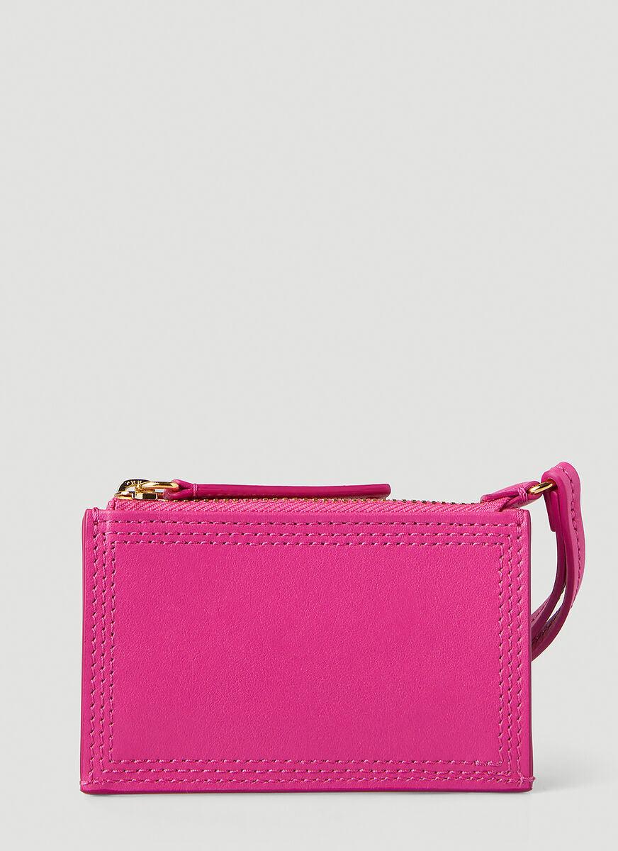 Jacquemus Leather Le Porte Pichoto Mini Pouch in Pink | Lyst