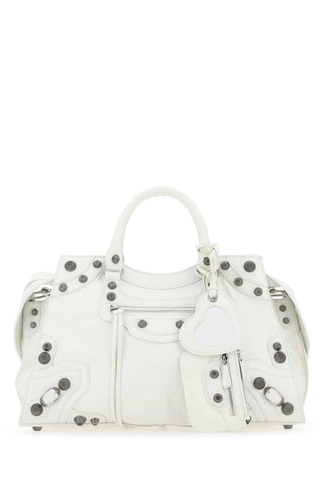 white balenciaga handbag