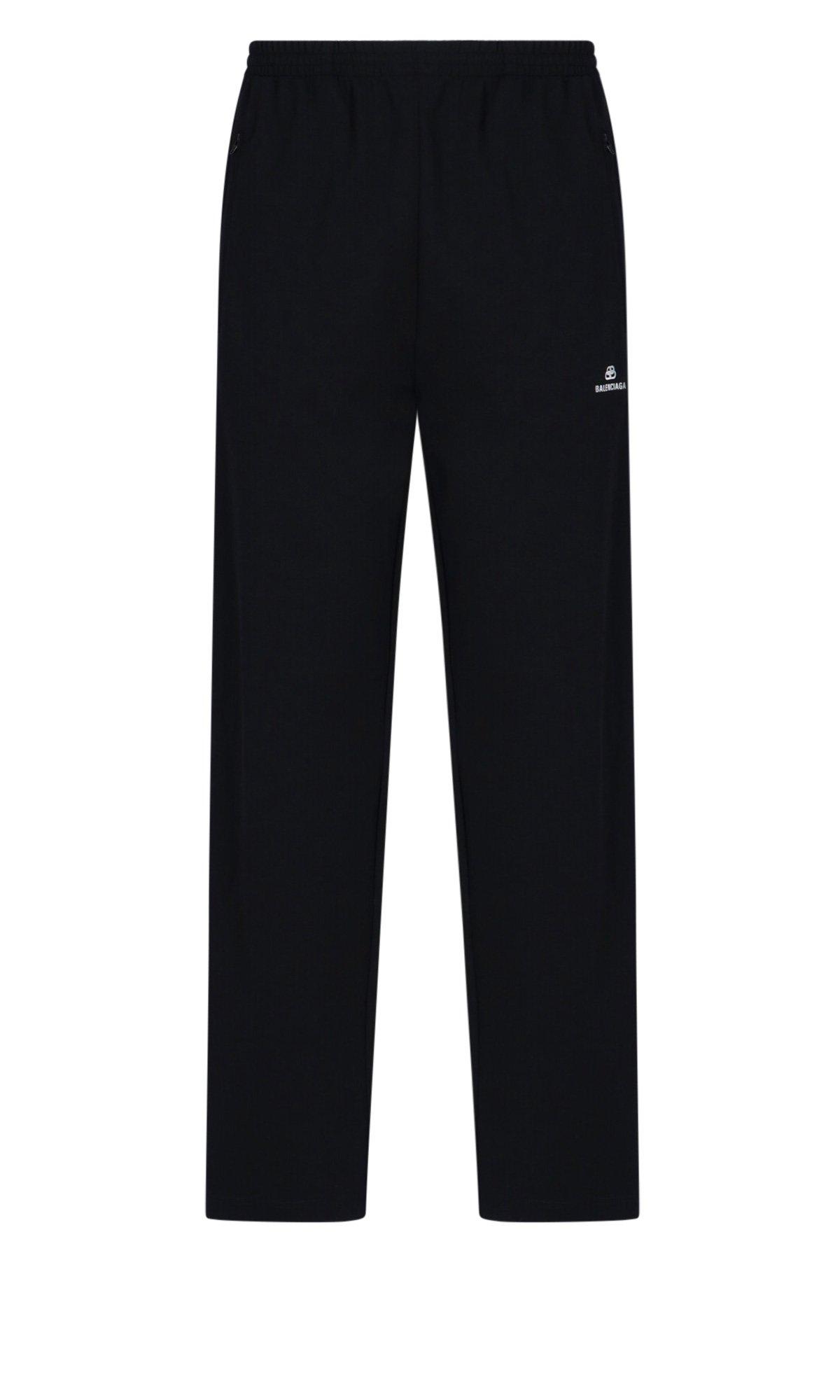 Balenciaga Synthetic Logo Track Pants in Black for Men - Lyst