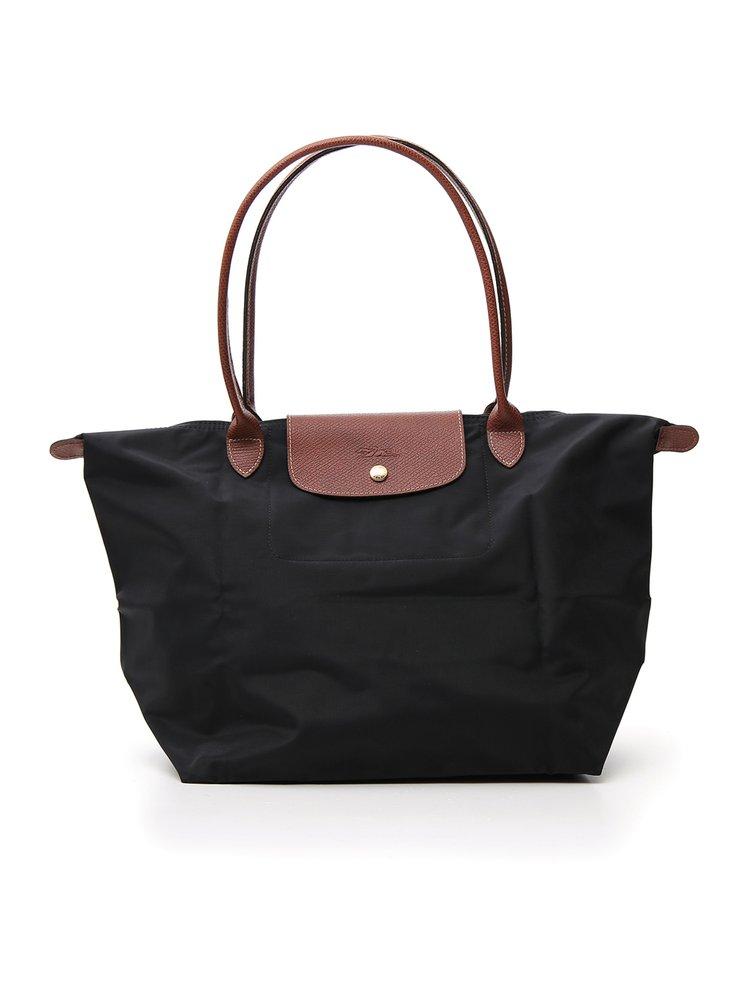 Longchamp Le Pliage Original Large Shoulder Bag in Black Lyst