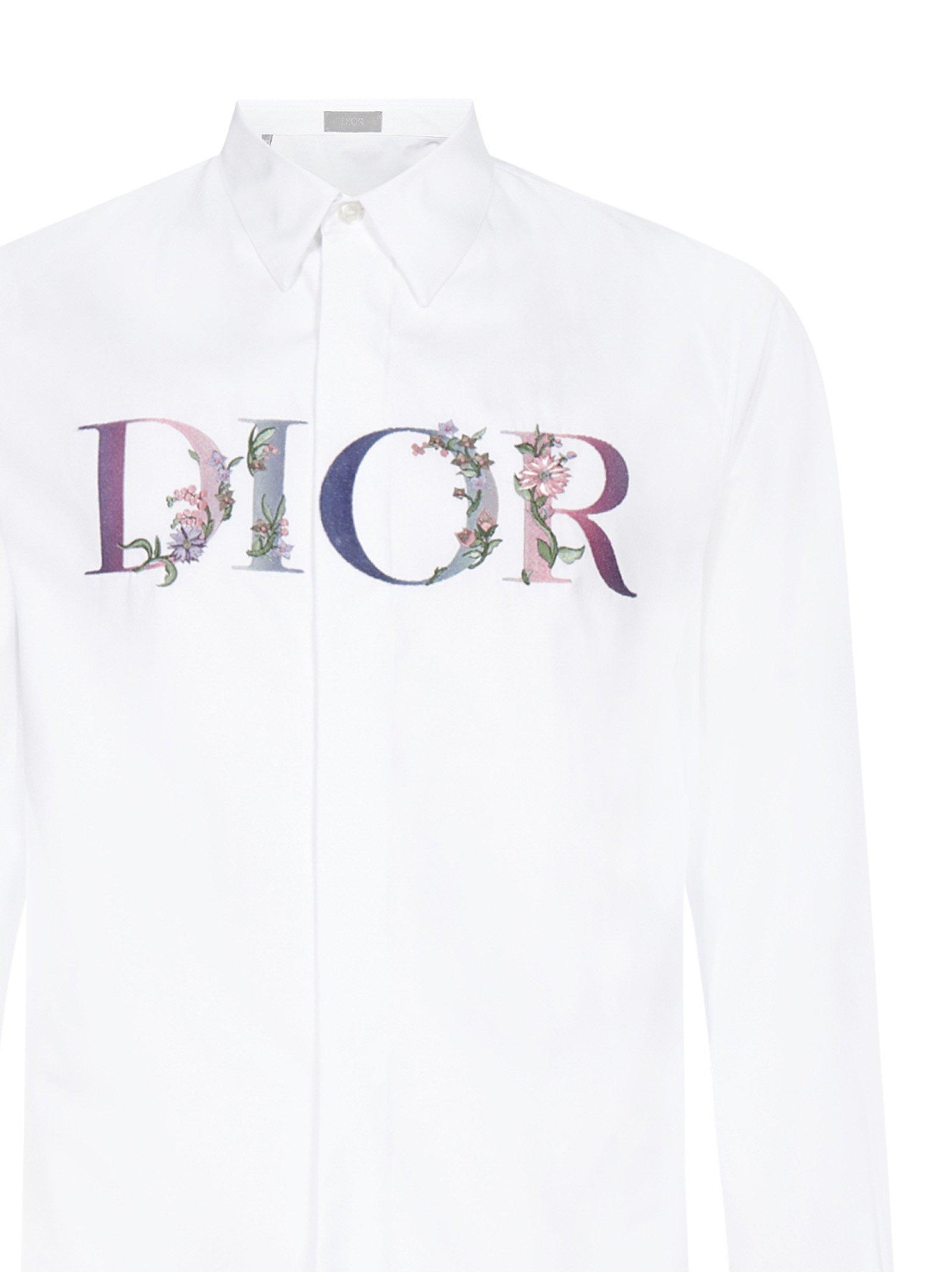 dior t shirt with flowers