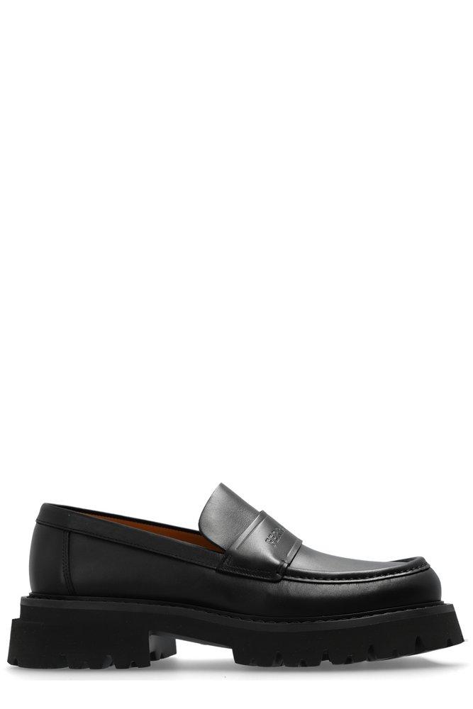 【関税&送料込】Salvatore Ferragamo Black Rubber Lilou Slipp Amazon.com | Salvatore Ferragamo Scarlet Mens Black Leather
