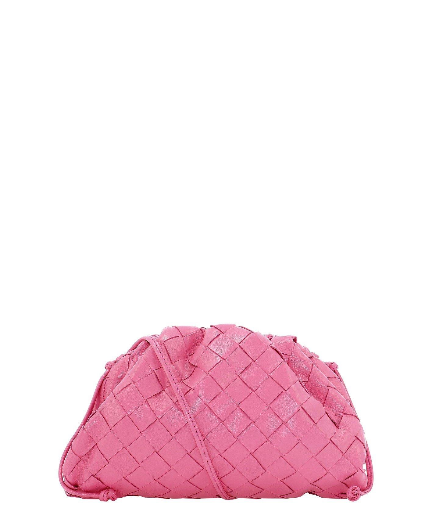 Bottega Veneta Mini Pink Pouch