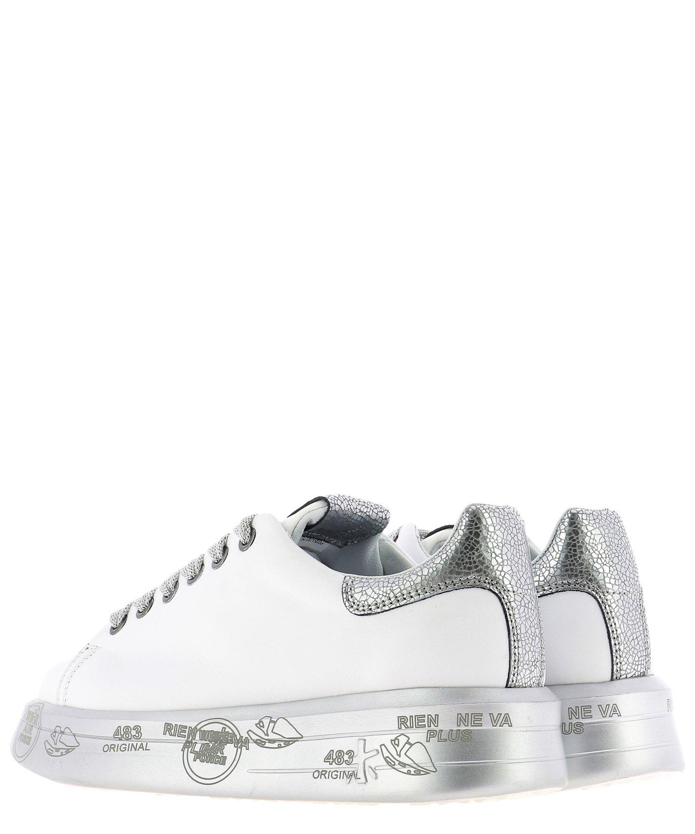 Premiata Leather Belle Sneakers in White - Lyst