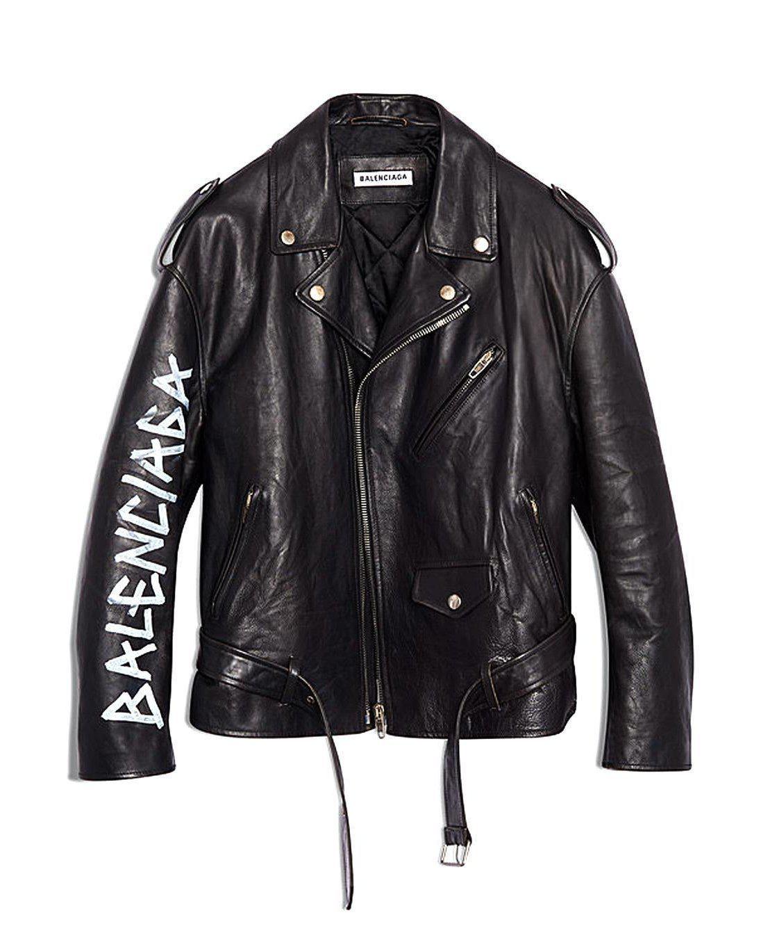 Balenciaga Motorcycle Leather Jacket  eBay