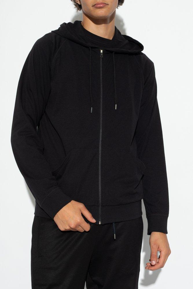 Paul Smith Hoodie With Logo Patch in Black for Men Lyst