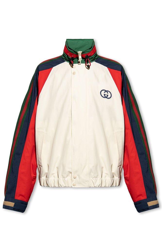 Gucci Jacket With Logo in Red for Men | Lyst