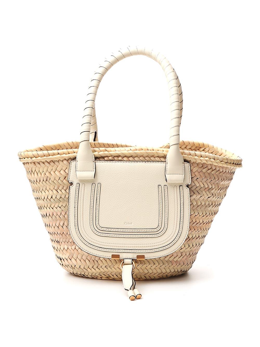Chloé Leather Medium Marcie Basket Bag - Lyst