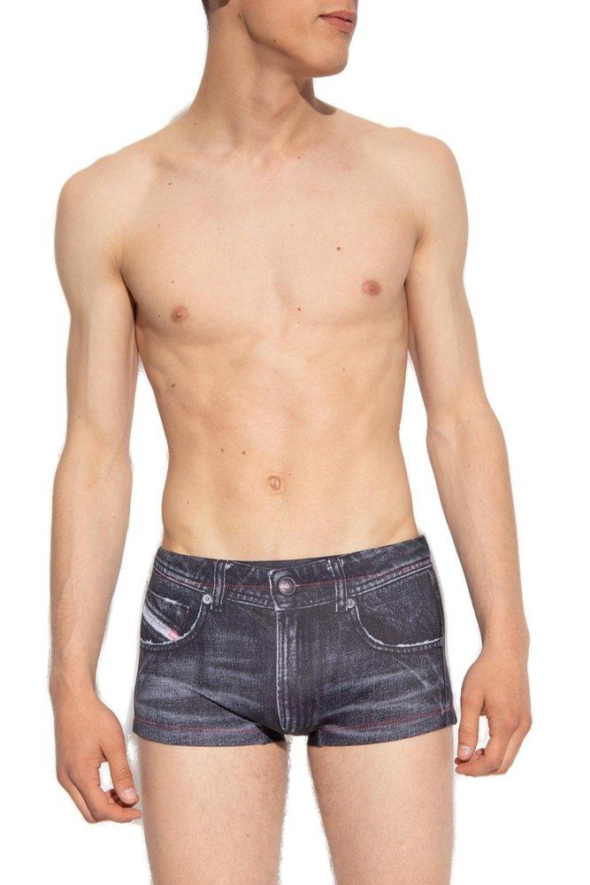 Denim shorts swimming hotsell
