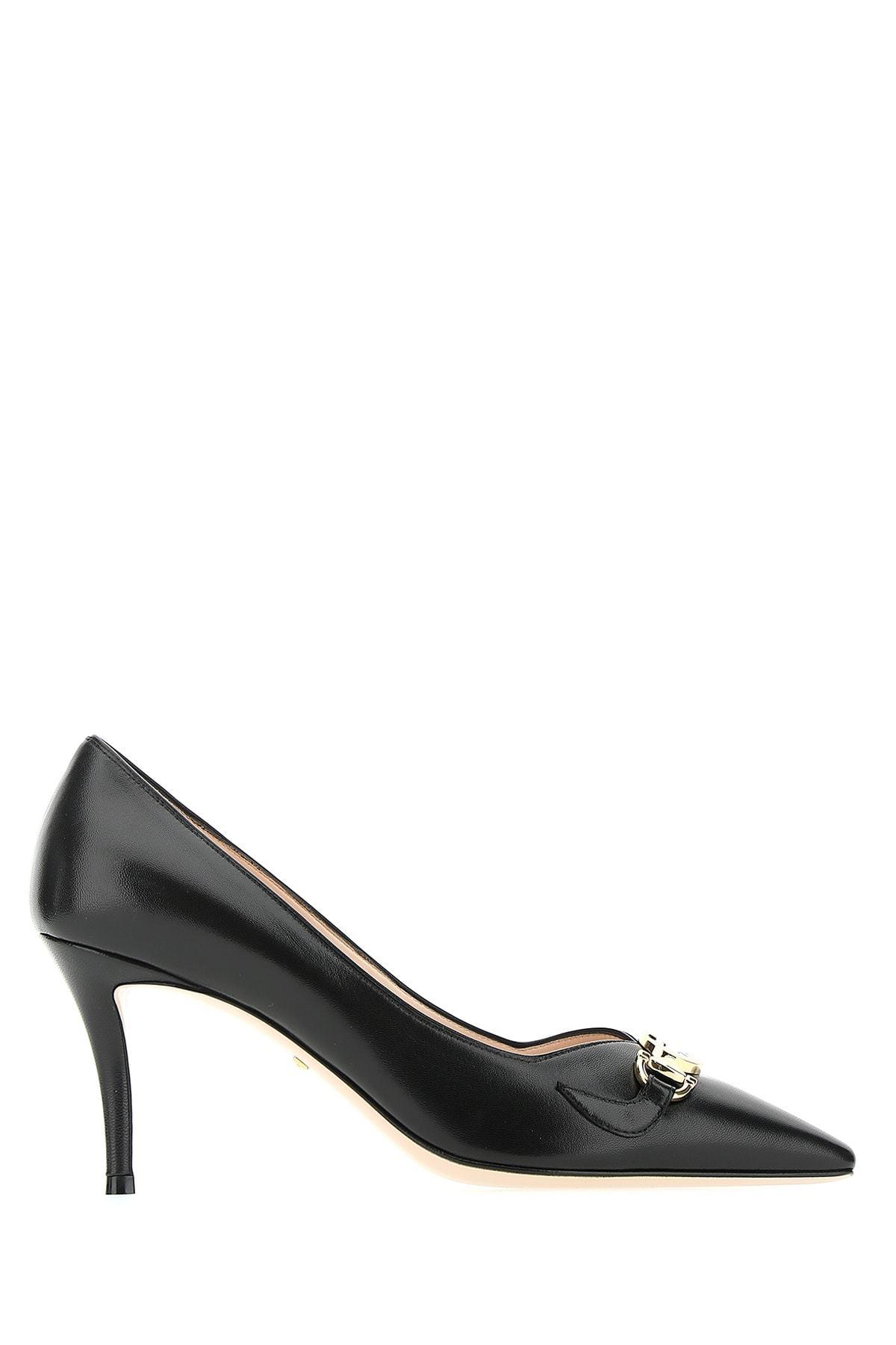 Gucci Zumi Mid-heel Leather Pump in Black - Save 31% - Lyst