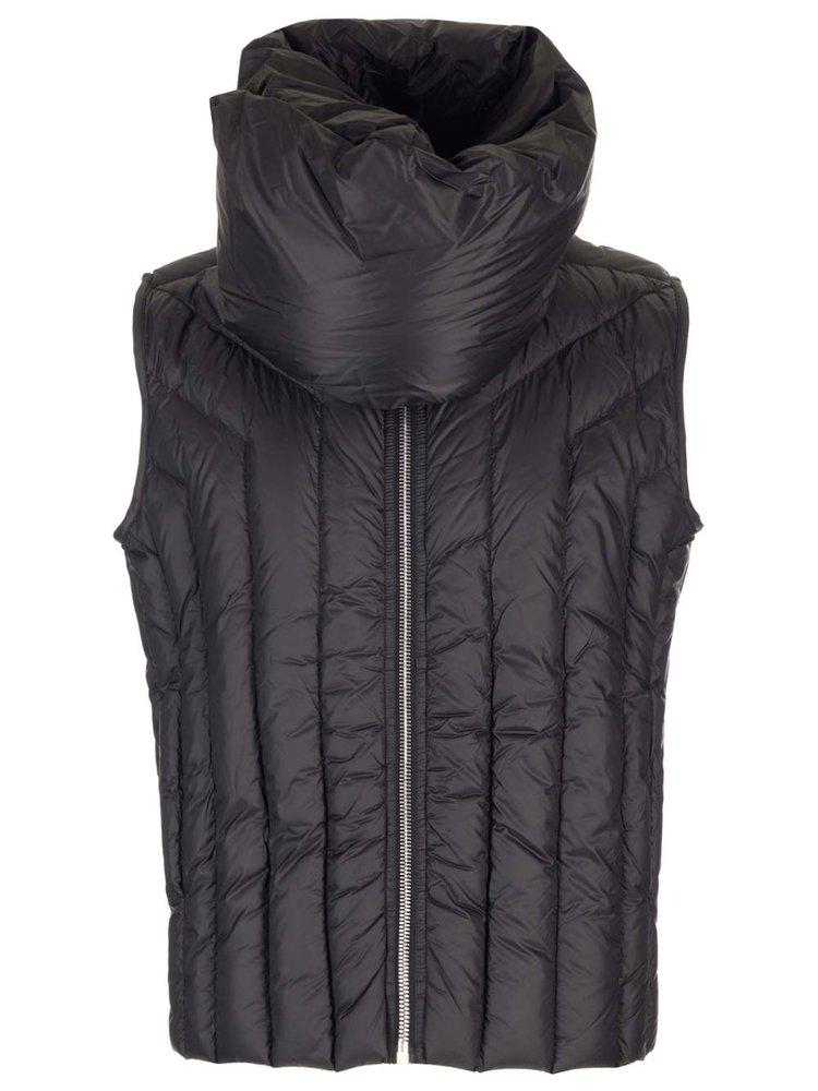 zip-up puffer gilet, Rick Owens