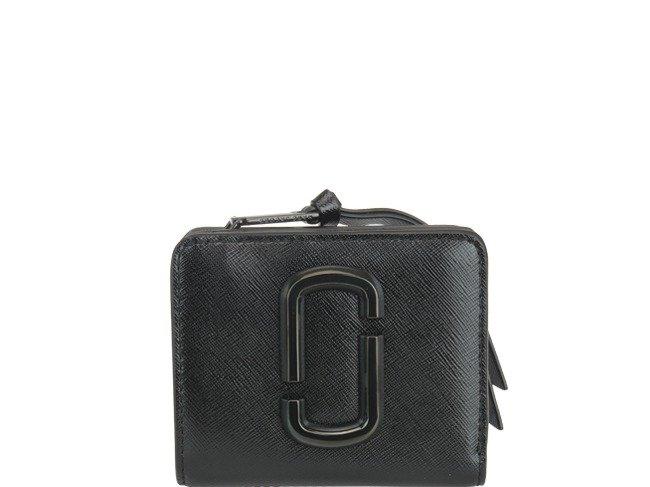 Marc Jacobs Black Mini Snapshot Compact Wallet