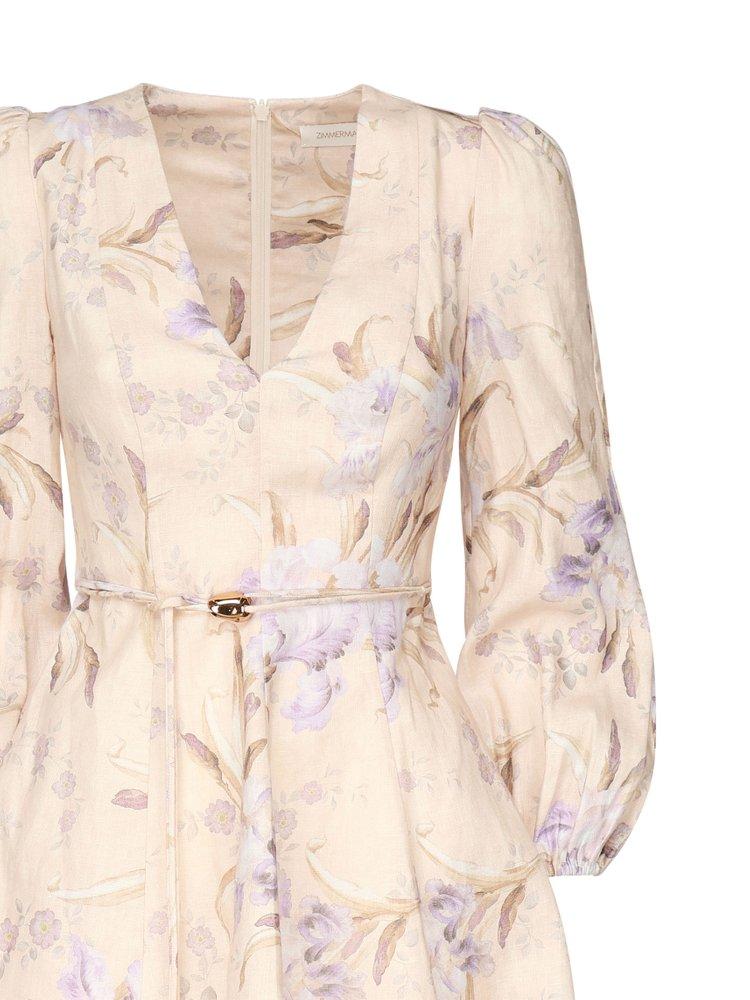 【Zimmermann】ILLUSTRATION BELTED FLIP DRESS フリップ ミニ Zimmermann】ILLUSTRATION BELTED FLIP DRESS フリップ ミニ