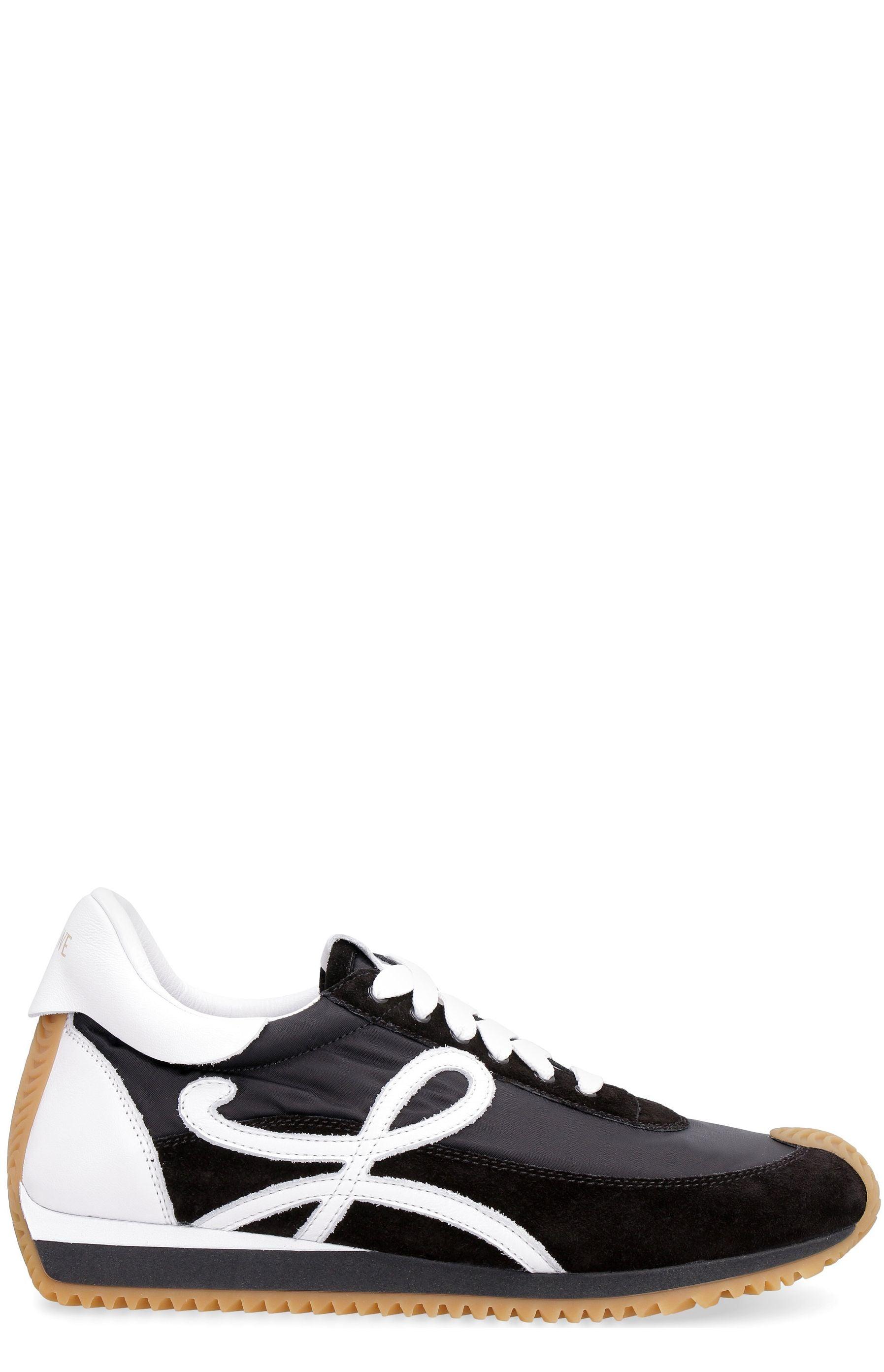 Loewe Flow Suede Sneakers in Black - Save 29% - Lyst