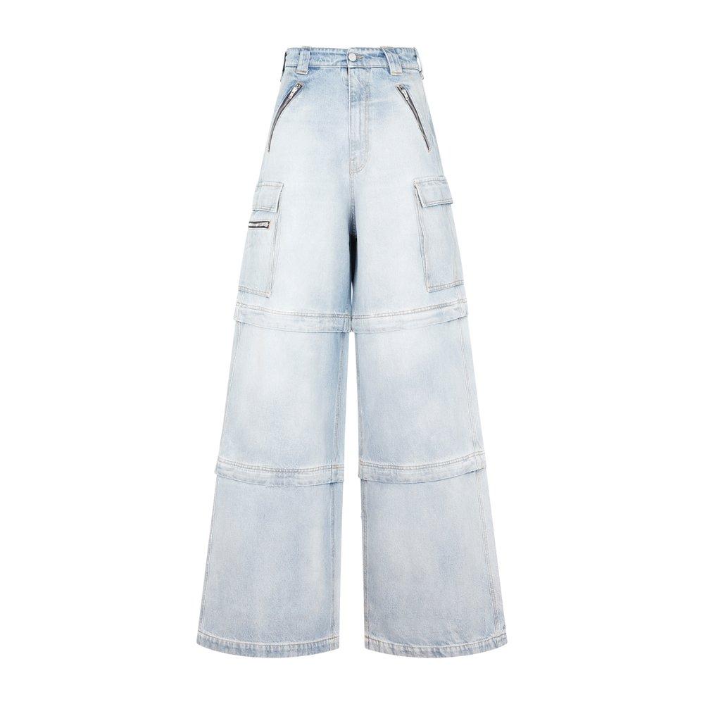 Vetements Transformer baggy Jeans in Blue | Lyst