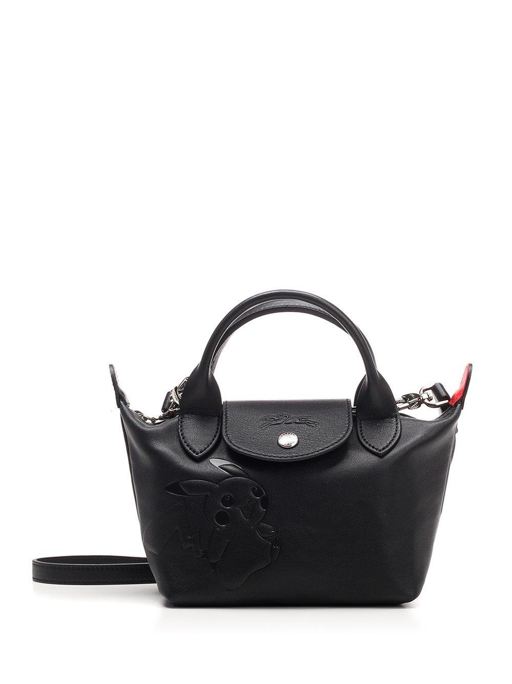 Longchamp x Pokemon Le Pliage mini bag leather limited to 500 worldwide