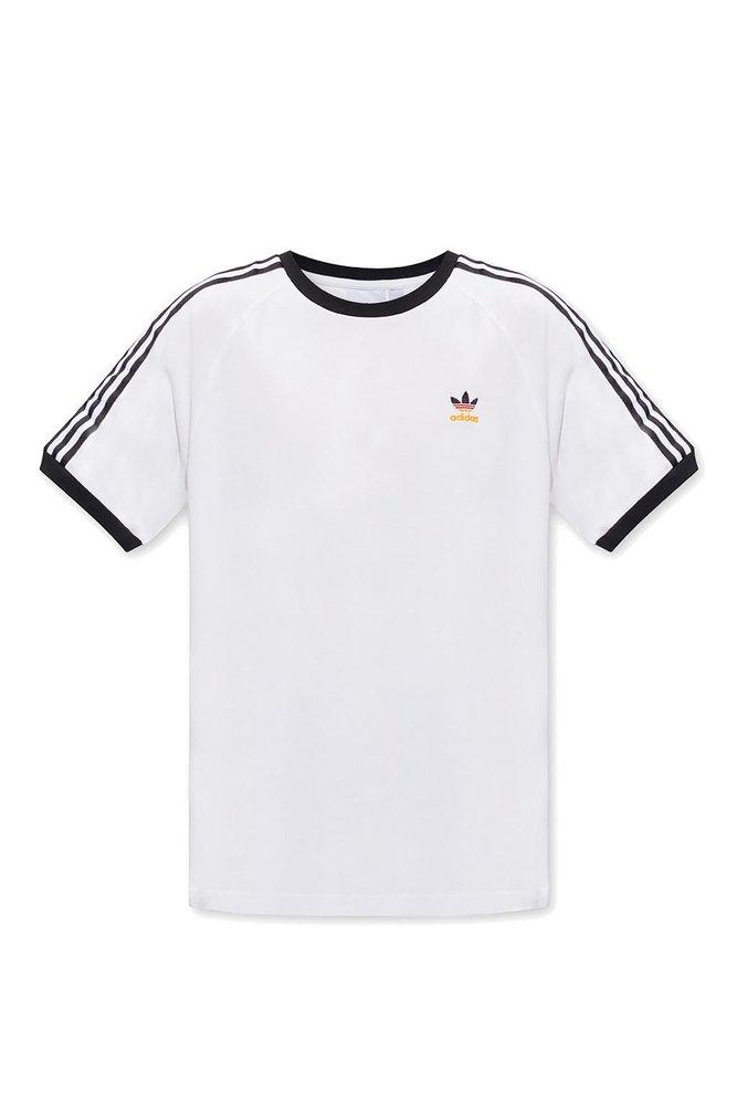 adidas Originals T-shirt With Logo, in White for Men | Lyst