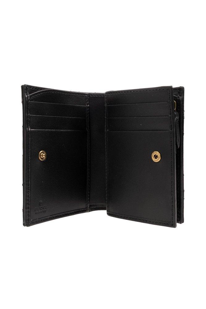 Gucci Gg Marmont 2.0 Embellished Matelasse Leather Wallet in Black Lyst UK
