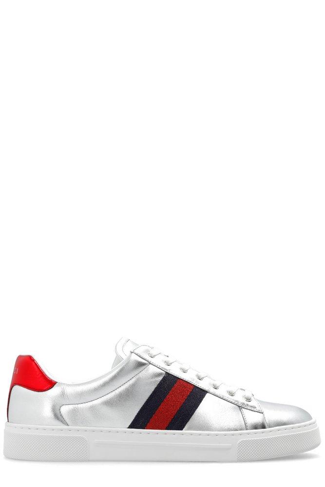 Gucci ace metallic sale